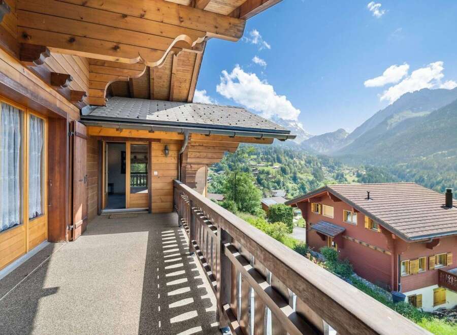 Experience breathtaking mountain views from this stunning chalet.