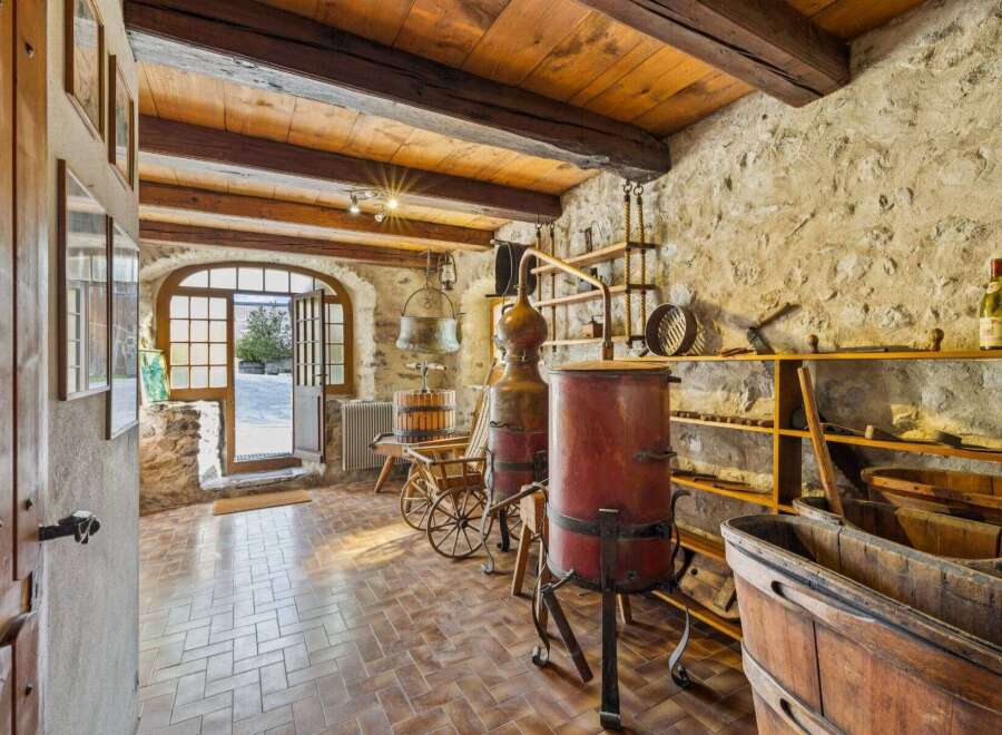Step back in time with this charming property, showcasing rustic elegance and historical character.