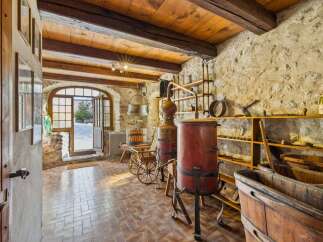 Step back in time with this charming property, showcasing rustic elegance and historical character.