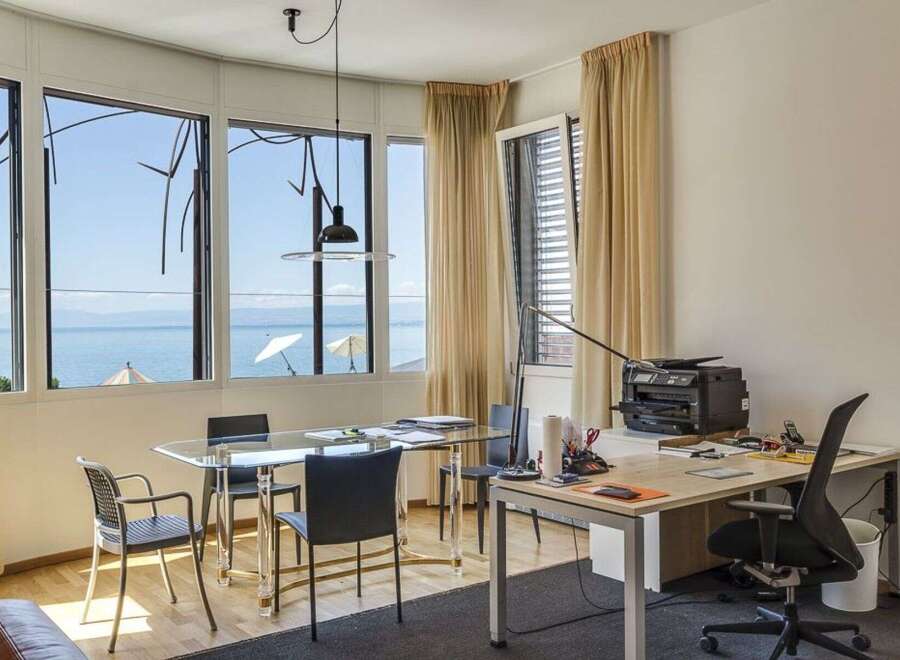 Experience breathtaking waterfront views from this stunning office space.