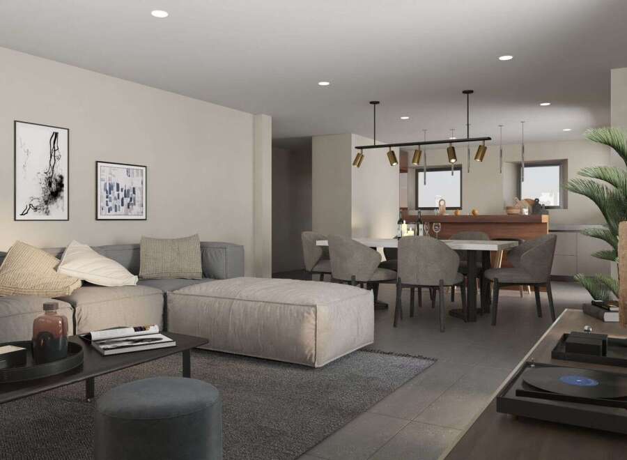 Experience modern living in this stylish property, featuring a spacious open-plan layout perfect for entertaining.