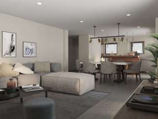 Experience modern living in this stylish property, featuring a spacious open-plan layout perfect for entertaining.
