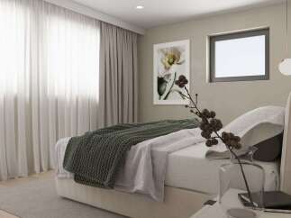 Step into a serene bedroom retreat, designed for ultimate relaxation.