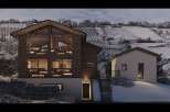 Discover the charm of this stunning modern chalet, nestled in a serene landscape.
