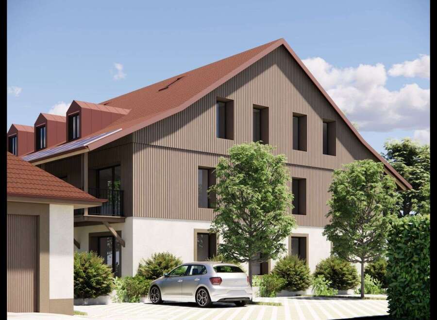 Discover this stunning modern home with a unique architectural design.