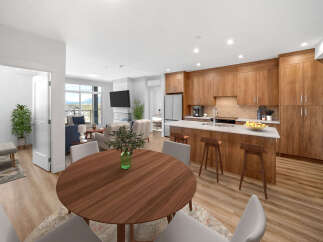 Step into modern luxury with this stunning open-concept living space.