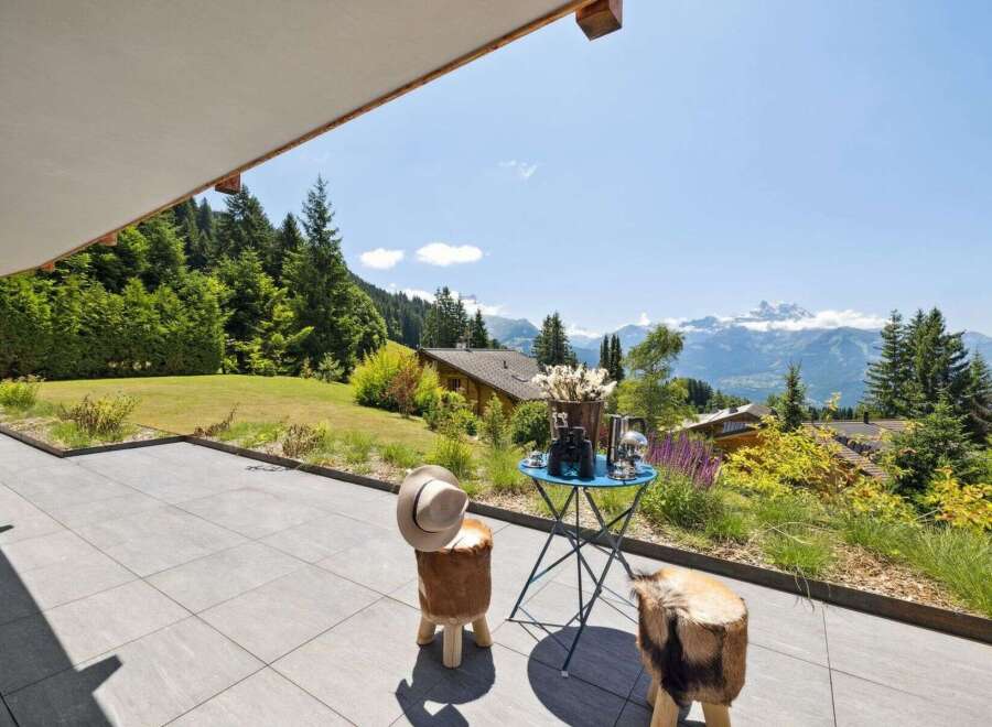 Experience breathtaking mountain views from this stunning property.
