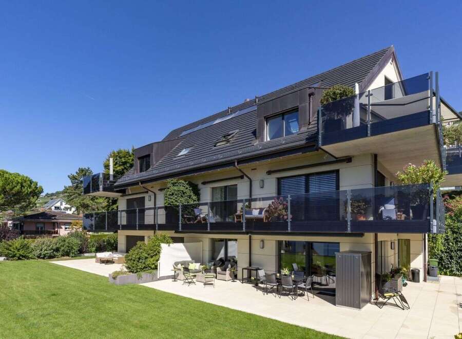 Discover luxury living in this stunning property featuring modern architecture and expansive balconies.