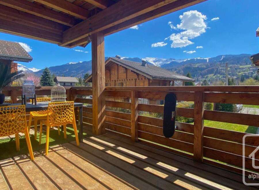 Enjoy breathtaking mountain views from this charming property.