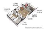 Discover this charming apartment featuring a well-designed layout.