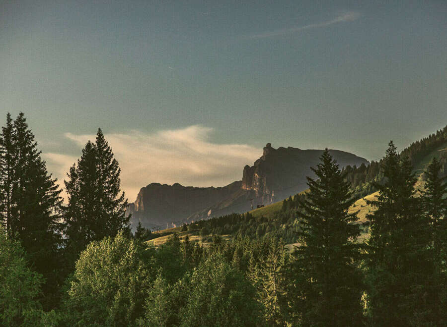 Nestled amidst the majestic mountains, this property offers breathtaking views and a serene atmosphere.