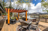 Enjoy the ultimate outdoor living experience with this stunning property! Featuring a beautifully designed deck, a cozy fire pit, and a luxurious hot tub, this space is perfect for relaxation and entertaining.