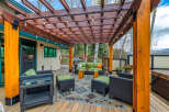 Enjoy outdoor living at its finest with this stunning patio.