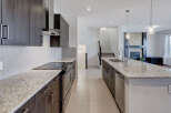 This stunning kitchen boasts modern design and high-end finishes.