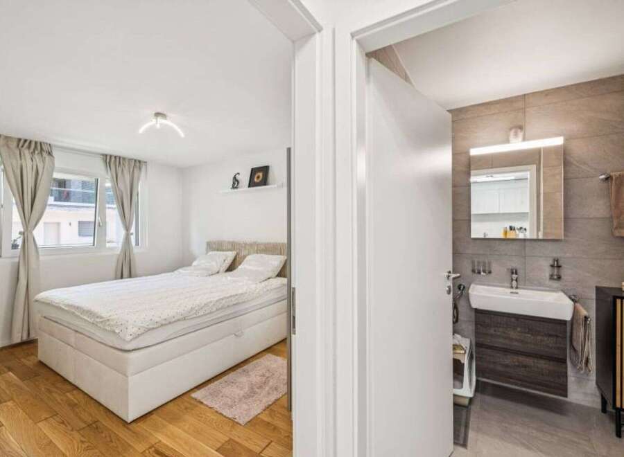 Discover this stunning property featuring a modern bedroom and a stylish bathroom.