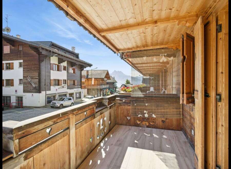 Experience the charm of this stunning property with a beautifully designed balcony.