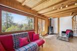 Experience the charm of this cozy cabin with stunning mountain views.