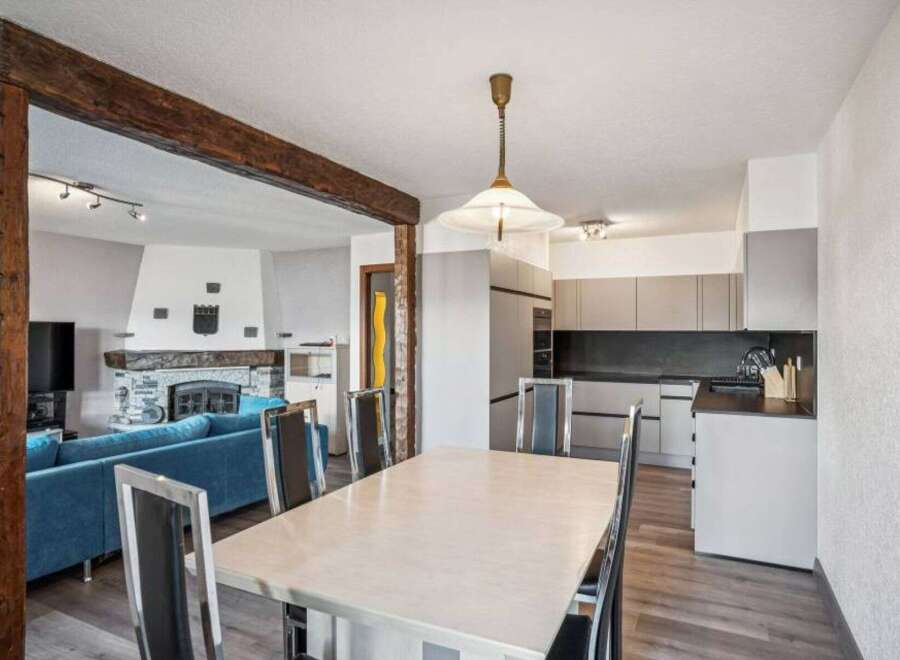 Step into this stunning property and be captivated by its open-concept design.