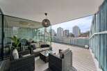Experience luxury living with this stunning property featuring a spacious outdoor terrace.