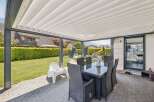 Enjoy outdoor living at its finest with this stunning patio.