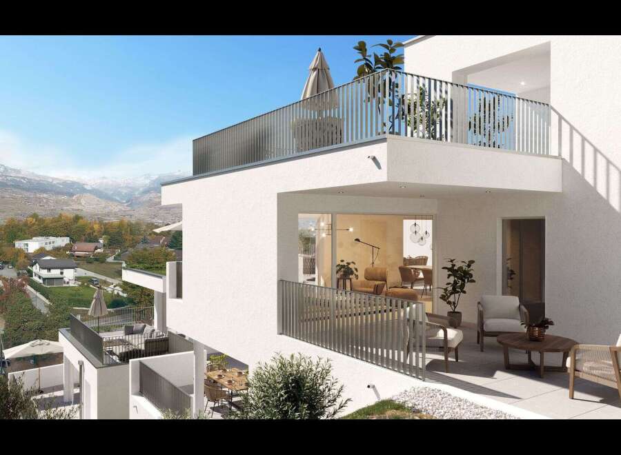 Discover modern living at its finest in this stunning property, boasting spacious balconies and breathtaking mountain views.