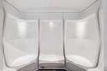 Step into luxury with this modern bathroom design.