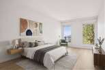 Experience modern luxury in this stunning bedroom.