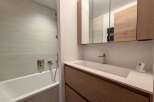 Step into modern luxury with this stunning bathroom.