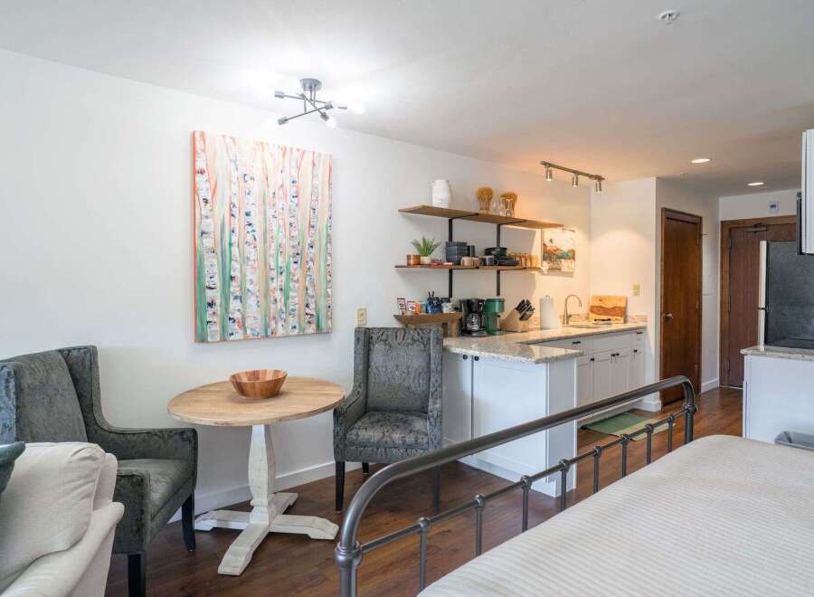 Discover the charm of this cozy studio apartment, perfect for modern living.