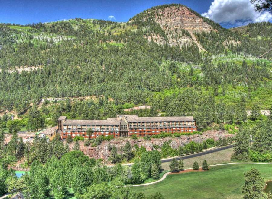 Nestled amidst the breathtaking mountain landscape, this property offers a serene escape.