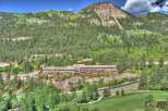Nestled amidst the breathtaking mountain landscape, this property offers a serene escape.