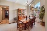 Step into this elegant dining room, perfect for hosting memorable gatherings.
