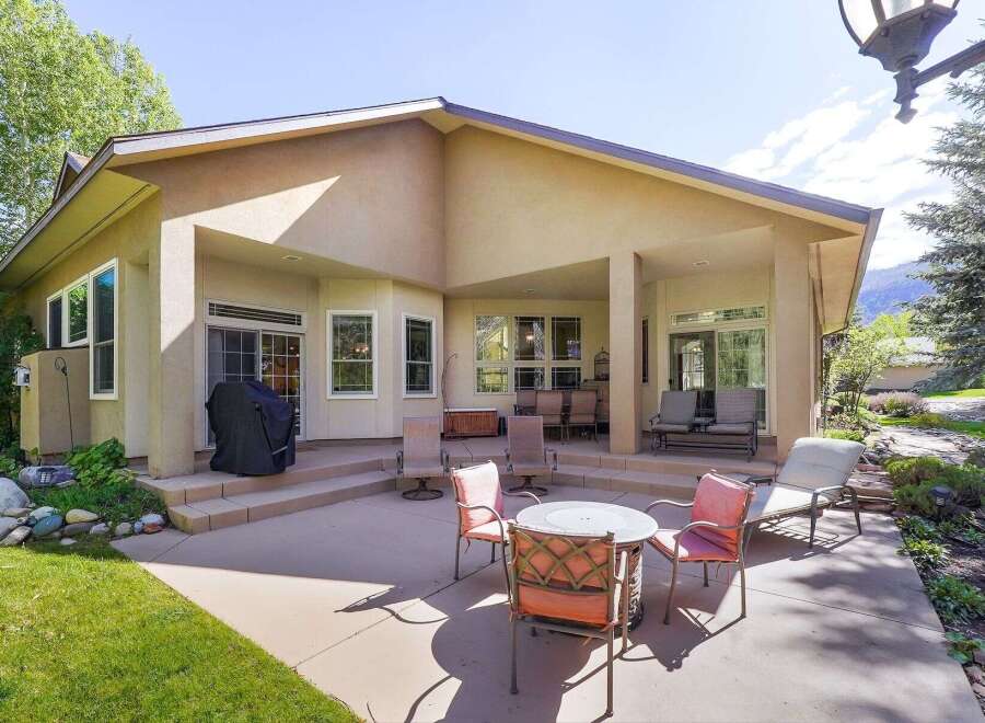 Enjoy outdoor living at its finest with this stunning patio.