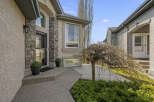 This stunning property boasts a beautifully designed exterior with a welcoming entrance.
