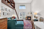 Step into luxury with this stunning property featuring a cozy fireplace, perfect for those chilly evenings.