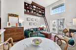 Step into luxury with this stunning property featuring a unique built-in library, perfect for book lovers and adding a touch of sophistication.