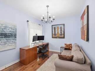 This stunning property boasts a beautifully designed home office, perfect for productivity and comfort.