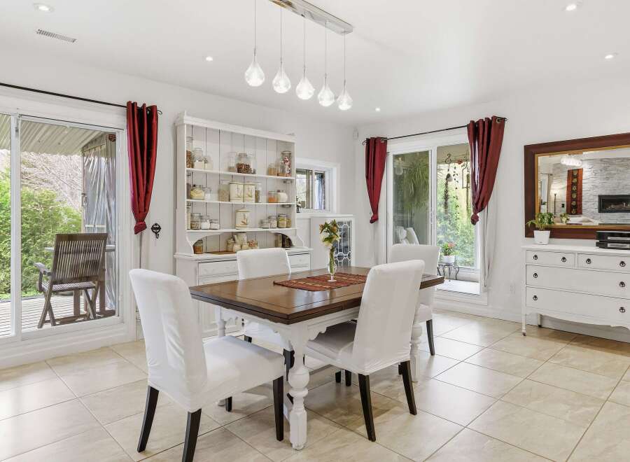Step into this elegant dining room, perfect for hosting gatherings.