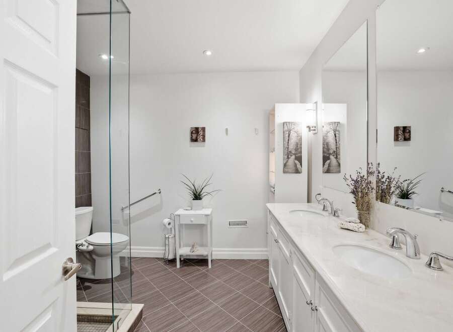 Step into a serene bathroom retreat.