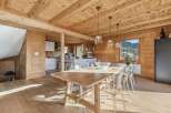 Experience the warmth and charm of this stunning wooden interior.