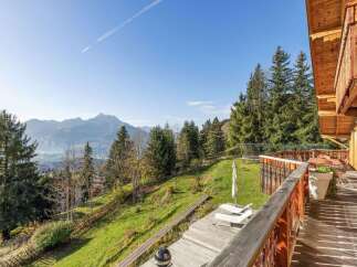 Experience breathtaking mountain views from this stunning property.