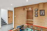 This stunning property boasts a luxurious sauna, perfect for relaxation and rejuvenation.