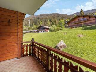 Enjoy breathtaking mountain views from this charming chalet-style property.