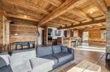 Experience rustic elegance in this stunning property, featuring exposed wooden beams and walls that exude warmth and charm.