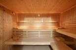 Step into relaxation with this stunning sauna, a perfect addition to any home spa.