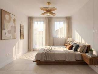 Step into a serene bedroom retreat, designed with modern elegance and comfort in mind.