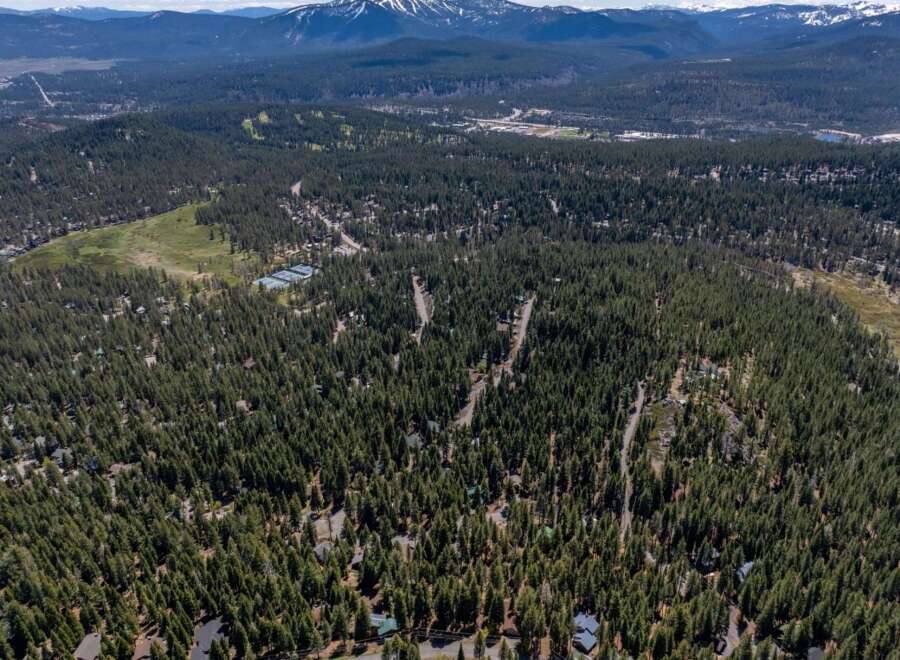 Discover a serene mountain retreat nestled amidst a lush forest.