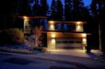 This stunning modern home offers a luxurious living experience with its sleek design and inviting ambiance.