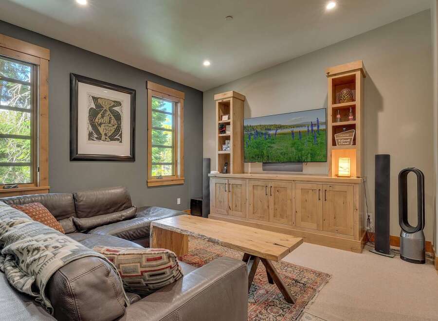 Step into luxury with this stunning living room, perfect for relaxation and entertainment.