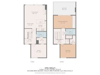 Discover this stunning property featuring a spacious layout with a total of 1268 sq.